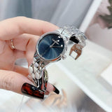 Calvin Klein Snake Black Dial Silver Steel Strap Watch For Women - K6E23141 Buy Now By Calvin Klein