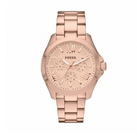 Fossil Cecile Rose Gold Dial Rose Gold Steel Strap Watch for Women - AM4511 Buy Now By Fossil