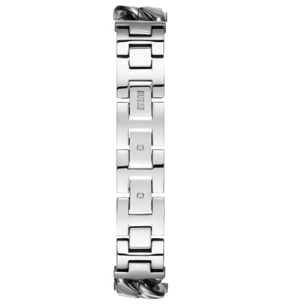 Guess Vanity Silver Dial Silver Steel Strap Watch for Women - W1029L1 Buy Now By Guess