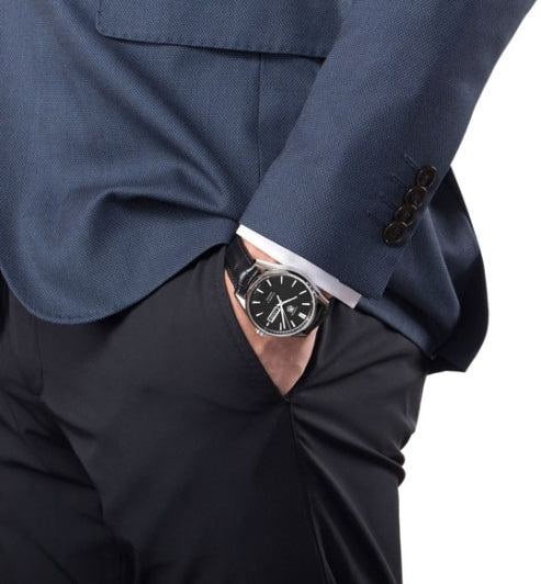 Tag Heuer Carrera Automatic 41mm Black Dial Black Leather Strap Watch for Men - WAR201A.FC6266 Buy Now By Tag Heuer