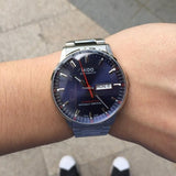 Mido Commander II Automatic Chronometer Blue Dial Silver Steel Strap Watch For Men - M021.431.11.041.00 Buy Now By Mido