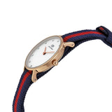 Daniel Wellington Classy Oxford White Dial Two Tone Nylon Strap Watch For Women - DW00100064 Buy Now By Daniel Wellington
