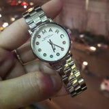 Marc Jacobs Baker Dexter White Dial Silver Steel Strap Watch for Women - MBM3423 Buy Now By Marc Jacobs