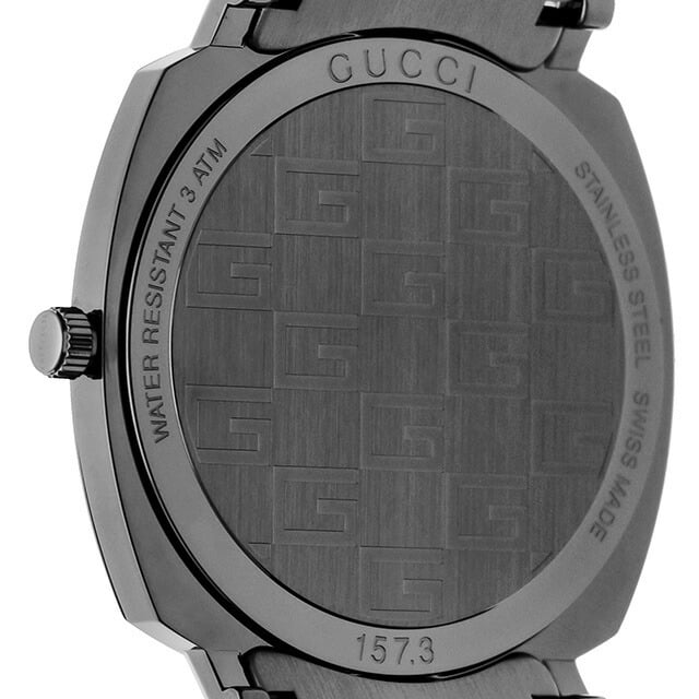 Gucci Grip Quartz Grey Dial Grey Steel Strap Watch For Men - YA157429 Buy Now By Gucci
