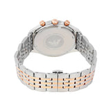 Emporio Armani Zeta Chronograph Quartz White Dial Two Tone Steel Strap Watch For Men - AR1998 Buy Now By Emporio Armani