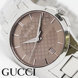 Gucci G Timeless Brown Dial Silver Steel Strap Watch For Women - YA126526 Buy Now By Gucci
