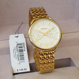 Fossil Tailor Gold Dial Gold Steel Strap Watch for Women - ES3714 Buy Now By Fossil
