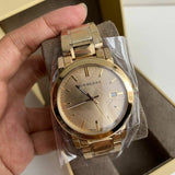 Burberry The City Gold Dial Gold Steel Strap Watch for Women - BU9033 Buy Now By Burberry