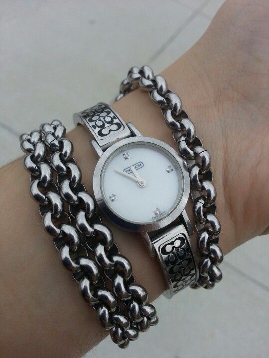 Coach Madison White Dial Silver Steel Strap Watch for Women - 14502201 Buy Now By Coach