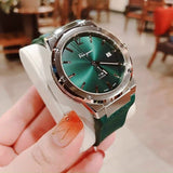 Salvatore Ferragamo F-80 Classic Green Dial Green Leather Strap Watch for Men - SFDT00519 Buy Now By Salvatore Ferragamo