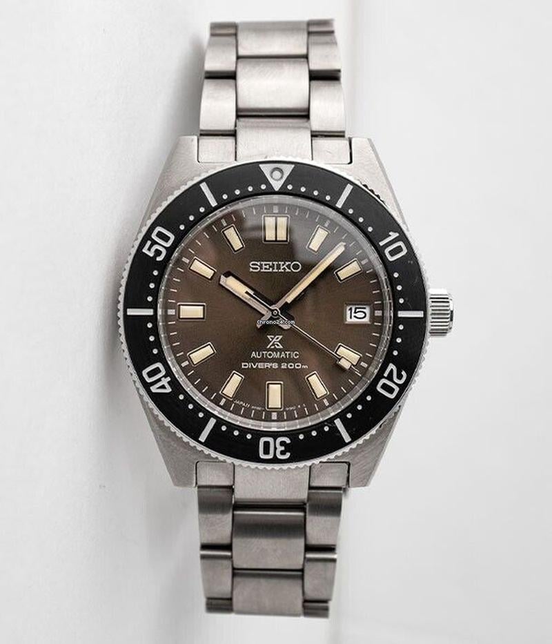 Seiko Prospex 55th Anniversary Edition Brown Dial Silver Steel Strap Watch For Men - SPB145J1 Buy Now By Seiko