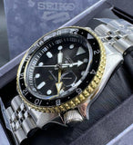 Seiko 5 Sports GMT US Special Edition Automatic Grey Dial Silver Steel Strap Watch For Men - SSK021K1 Buy Now By Seiko