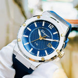 Salvatore Ferragamo F-80 Blue Dial Blue Rubber Strap Watch For Men - SFHY01122 Buy Now By Salvatore Ferragamo