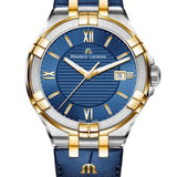 Maurice Lacroix Aikon Blue Dial Blue Leather Strap Watch for Men - AI1008-PVY11-432-1 Buy Now By Maurice Lacroix