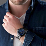 Hugo Boss Ocean Edition Navy Blue Dial Black Steel Strap Watch for Men - 1513743 Buy Now By Hugo Boss