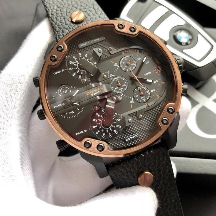 Diesel Mr Daddy 2.0 Chronograph Black Dial Black Steel Strap Watch For Men - DZ7400 Buy Now By Diesel