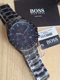 Hugo Boss Trophy Black Dial Black Steel Strap Watch for Men - 1513675 Buy Now By Hugo Boss