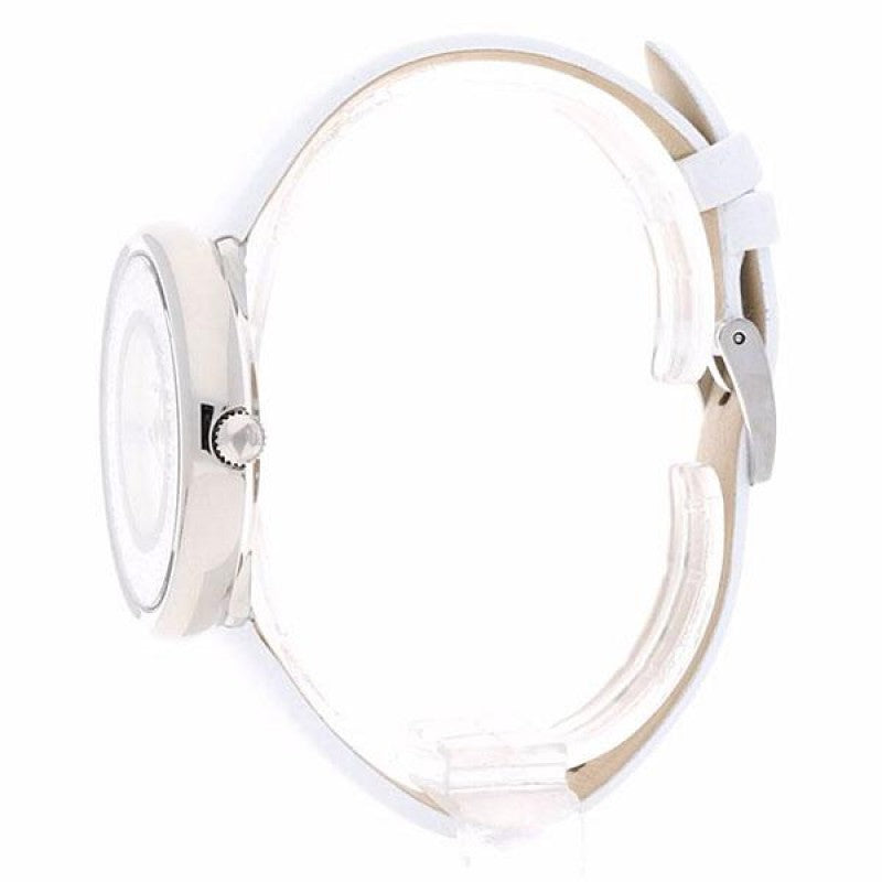 Swarovski Crystalline Pure White Dial White Leather Strap Watch for Women - 5275046 Buy Now By Swarovski