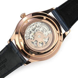 Emporio Armani Meccanico Automatic White Dial Blue Leather Strap Watch For Men - AR1947 Buy Now By Emporio Armani