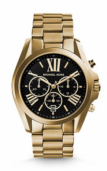 Michael Kors Bradshaw Black Dial Gold Steel Strap Watch for Women - MK5739 Buy Now By Michael Kors