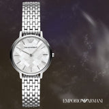 Emporio Armani Mother of Pearl Dial Silver Steel Strap Watch For Women - AR11112 Buy Now By Emporio Armani