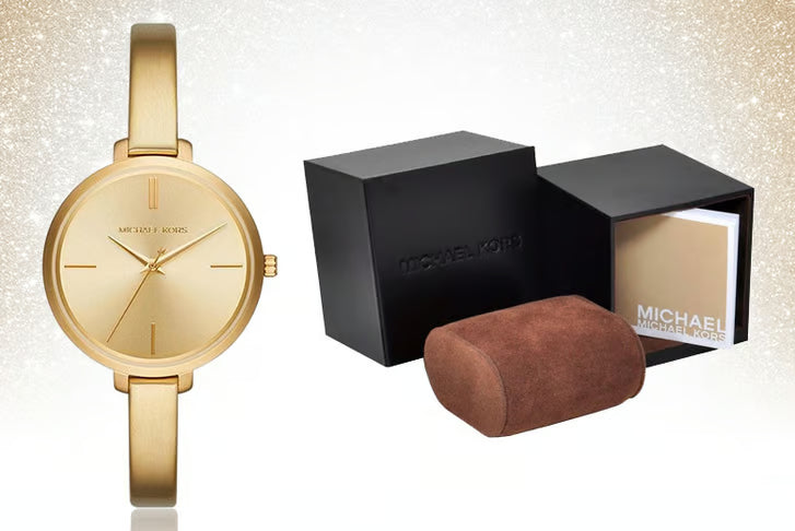 Michael Kors Jaryn Analog Quartz Gold Dial Gold Steel Strap Watch For Women - MK3546 Buy Now By Michael Kors