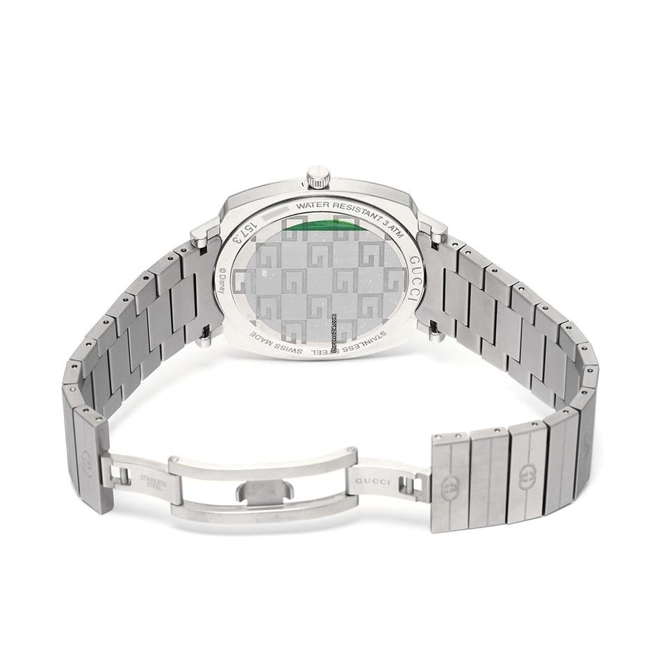 Gucci Grip x Disney Quartz Silver Dial Silver Steel Strap Unisex Watch - YA157419 Buy Now By Gucci