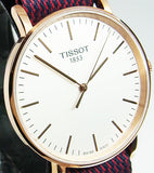 Tissot T Classic Everytime Medium White Dial Two Tone NATO Strap Watch for Men - T109.410.38.031.00 Buy Now By Tissot