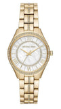 Michael Kors Lauryn Mother of Pearl White Dial Gold Steel Strap Watch for Women - MK3899 Buy Now By Michael Kors