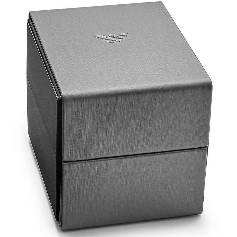 Emporio Armani Mia Three Hand Crystals Blue Dial Silver Steel Strap Watch For Women - AR11630 Buy Now By Emporio Armani