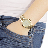 Marc Jacobs Marci Gold Dial Gold Steel Strap Watch for Women - MBM3174 Buy Now By Marc Jacobs