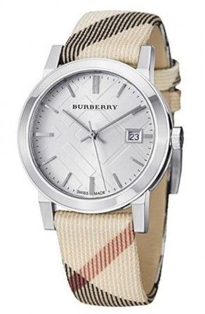 Burberry The City White Dial Beige Leather Strap Watch for Women - BU9132 Buy Now By Burberry