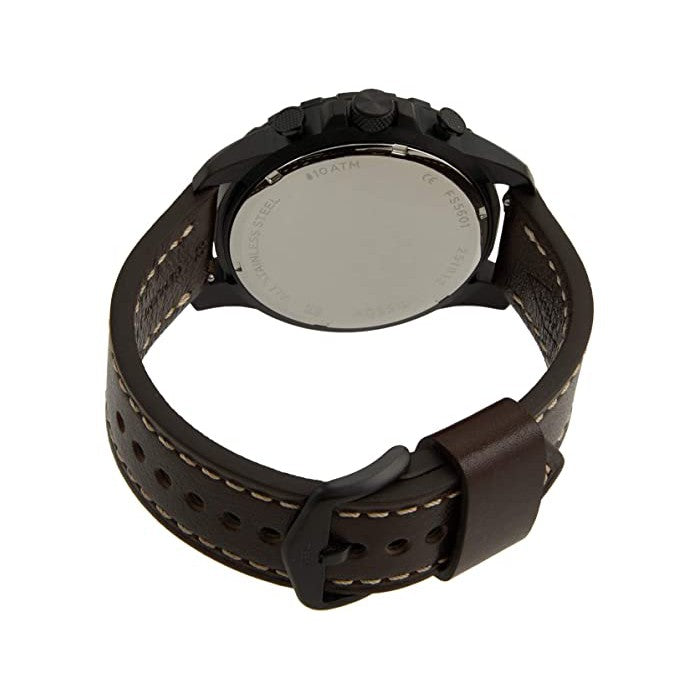 Fossil Bowman Chronograph Brown Dial Brown Leather Strap Watch for Men - FS5601 Buy Now By Fossil