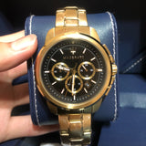 Maserati Successo 44mm Black Dial Gold Stainless Steel Strap Watch For Men - R8873621013 Buy Now By Maserati