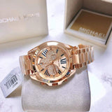 Michael Kors Bradshaw Chronograph Rose Gold Dial Rose Gold Steel Strap Watch For Women - MK6321 Buy Now By Michael Kors