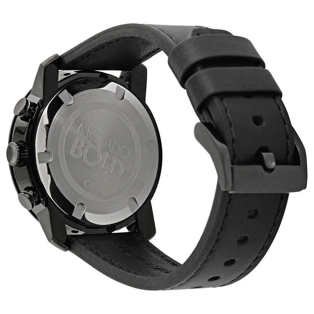 Movado Bold Fusion Black Dial Black Rubber Strap Watch for Men - 3600621 Buy Now By Movado