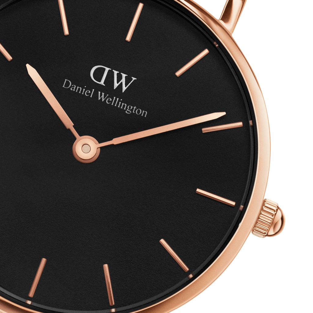 Daniel Wellington Classic Petite Bristol Black Dial Brown Leather Strap Watch For Women - DW00100221 Buy Now By Daniel Wellington