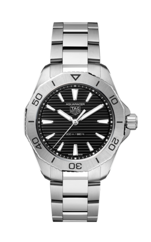 Tag Heuer Aquaracer Professional 200 Date Black Dial Silver Steel Strap Watch for Men - CBP1110.BA0627 Buy Now By Tag Heuer