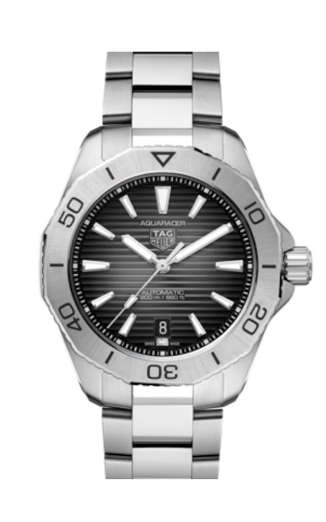 Tag Heuer Aquaracer Professional 200 Automatic Black Dial Silver Steel Strap Watch for Men - WBP2110.BA0627 Buy Now By Tag Heuer