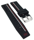 Tommy Hilfiger Decker Quartz Black Dial Black Rubber Strap Watch for Men - 1791473 Buy Now By Tommy Hilfiger