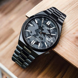 Citizen Tsuyosa Automatic Camouflage Black Dial Black Steel Strap Watch For Men - NJ0155-87E Buy Now By Citizen