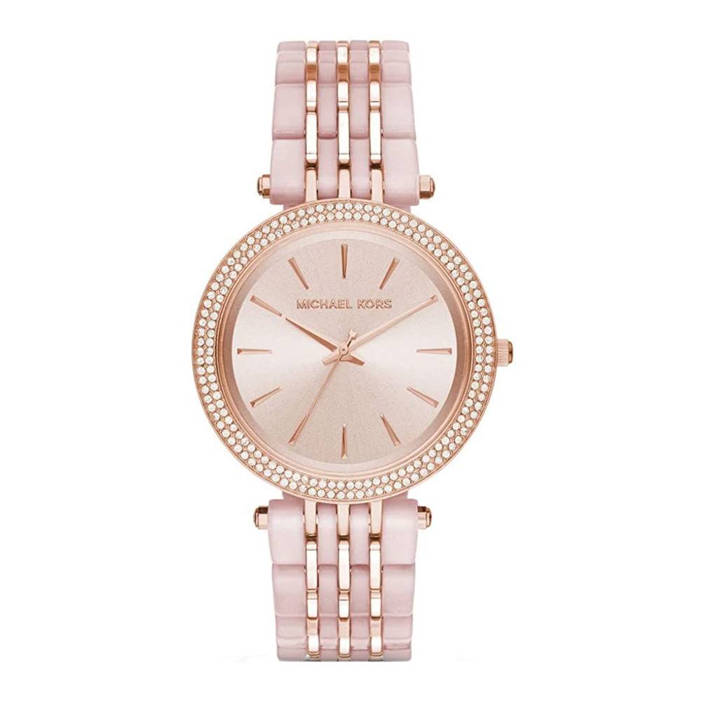 Michael Kors Darci Rose Gold Dial Two Tone Steel Strap Watch for Women - MK4327 Buy Now By Michael Kors
