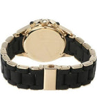 Marc Jacobs Rock Chronograph Black Dial Black Silicone Strap Watch for Women - MBM2552 Buy Now By Marc Jacobs