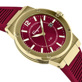Salvatore Ferragamo F-80 Classic Red Dial Red Rubber Strap Watch for Men - SFHY02422 Buy Now By Salvatore Ferragamo