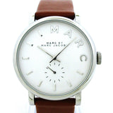 Marc Jacobs Baker White Dial Brown Leather Strap Watch for Women - MBM1265 Buy Now By Marc Jacobs