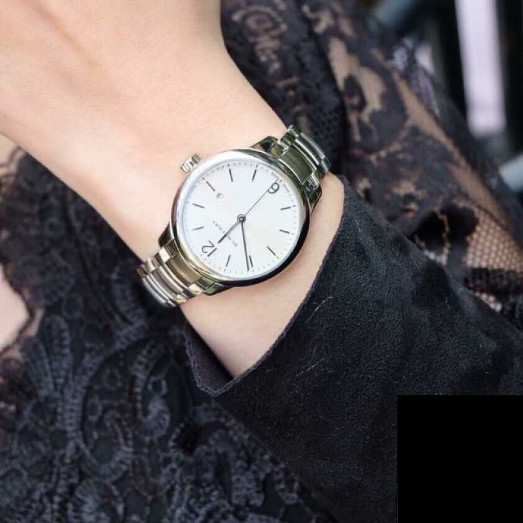 Burberry The Classic Silver Dial Silver Steel Strap Watch for Women - BU10108 Buy Now By Burberry