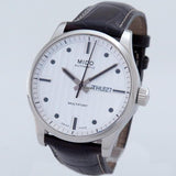 Mido Multifort Automatic Silver Dial Black Leather Strap Watch For Men - M005.430.16.031.80 Buy Now By Mido