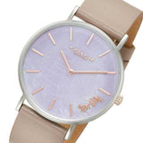 Coach Perry Mother of Pearl Dial Light Grey Leather Strap Watch for Women - 14503245 Buy Now By Coach