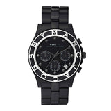 Marc Jacobs Blade Chronograph Black Dial Black Steel Strap Watch for Women - MBM3083 Buy Now By Marc Jacobs