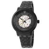 Maserati Granturismo Sport GT Skeleton Black Dial Black Steel Strap Watch For Men - R8823134003 Buy Now By Maserati